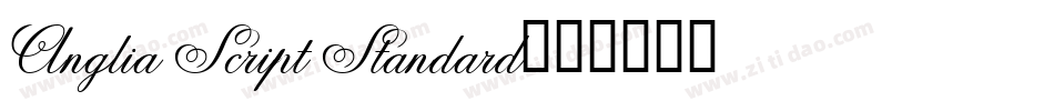 Anglia Script Standard字体转换